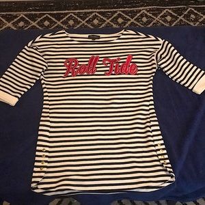 Womens Alabama Crimson Tide Henley shirt by Gameday Couture